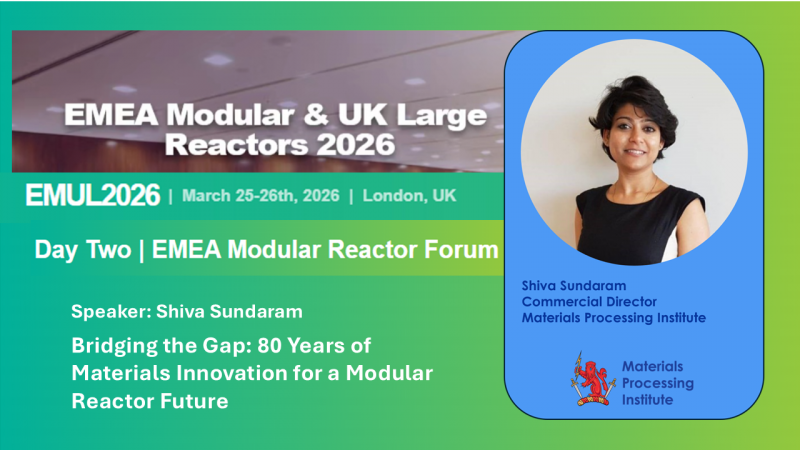Shiva Sundaram discusses materials for the nuclear industry at UK Conference